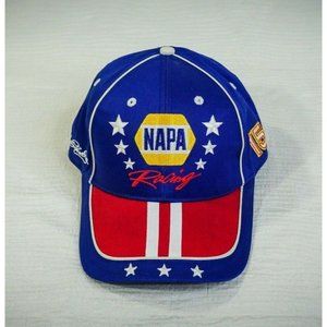 VTG NAPA racing Dale Earnhardt 15 NASCAR Red White & Blue Baseball Cap Hat  C-4